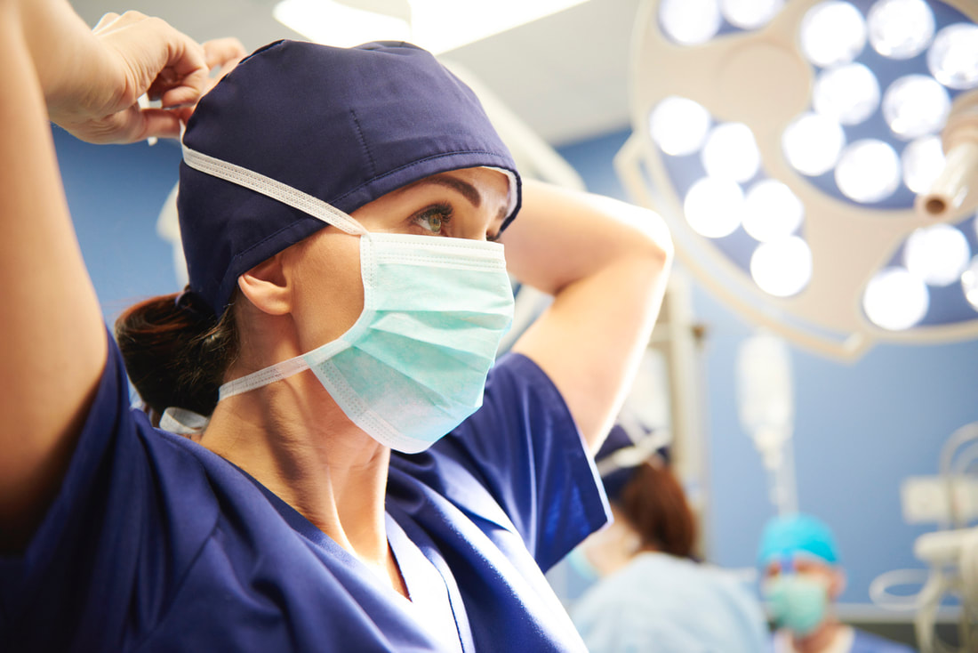 Surgical Masks Are Disposable and Protects the User's Nose and Mouth from Droplets, Sprays, and Splashes Containing Microorganisms